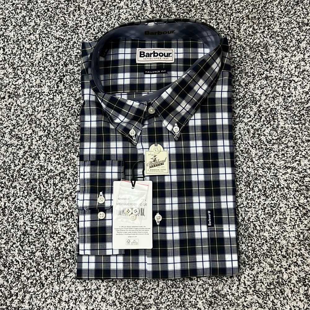 BRAND NEW Highland Check Barbour Shirt